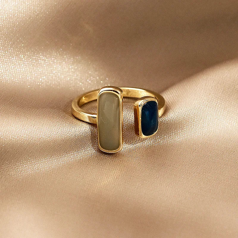 The Forme Collection – Geometric Gold Rings