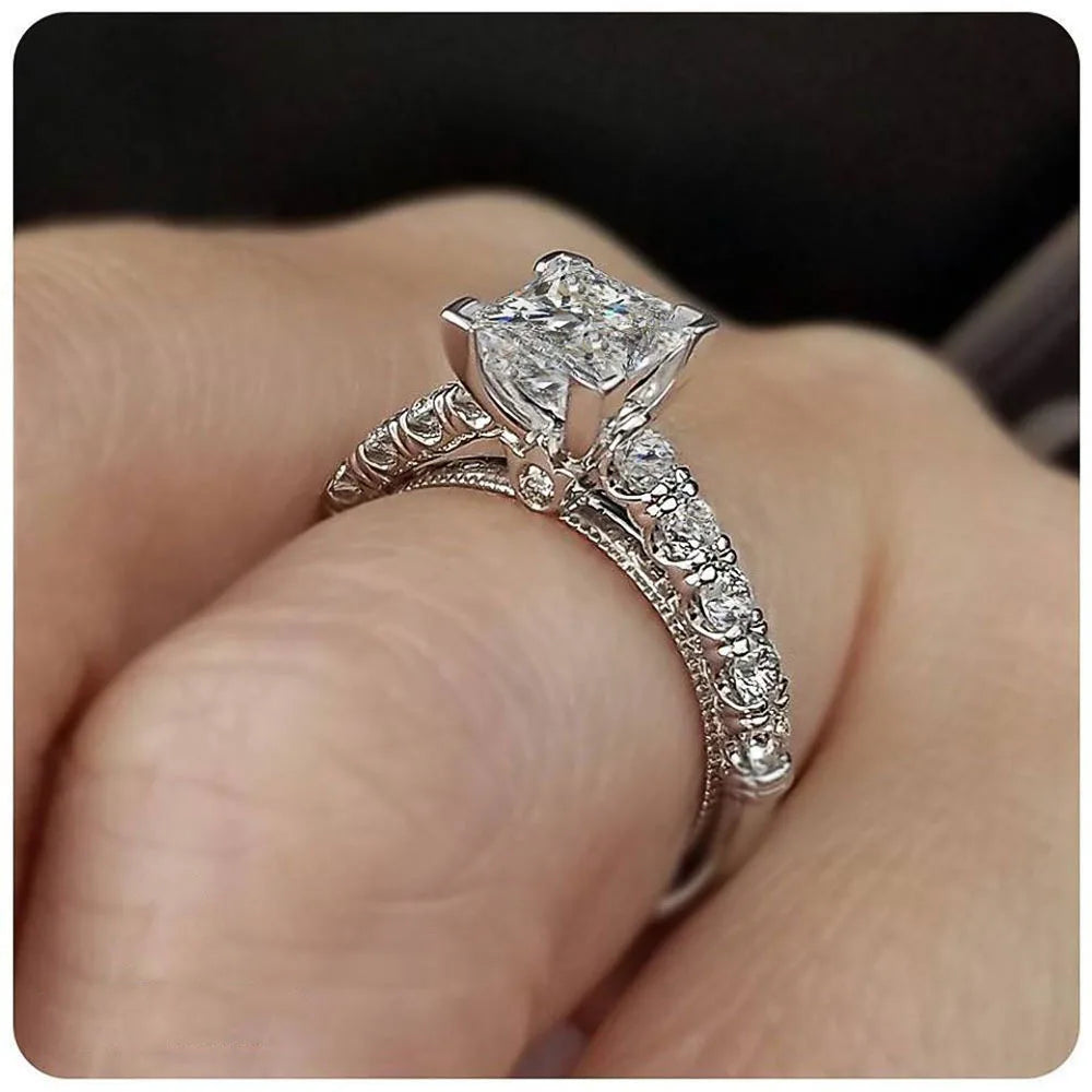 The Empress Ring – Radiant-Cut Solitaire