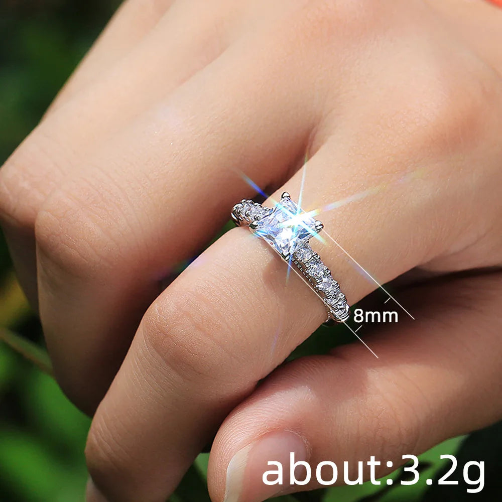The Empress Ring – Radiant-Cut Solitaire