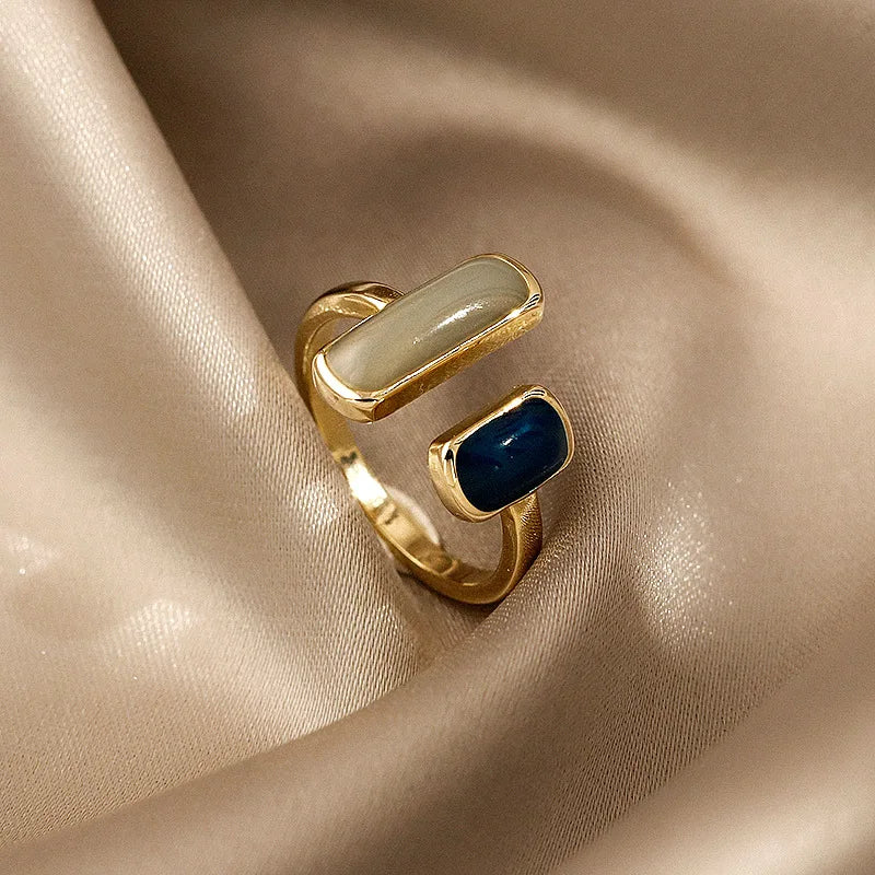 The Forme Collection – Geometric Gold Rings