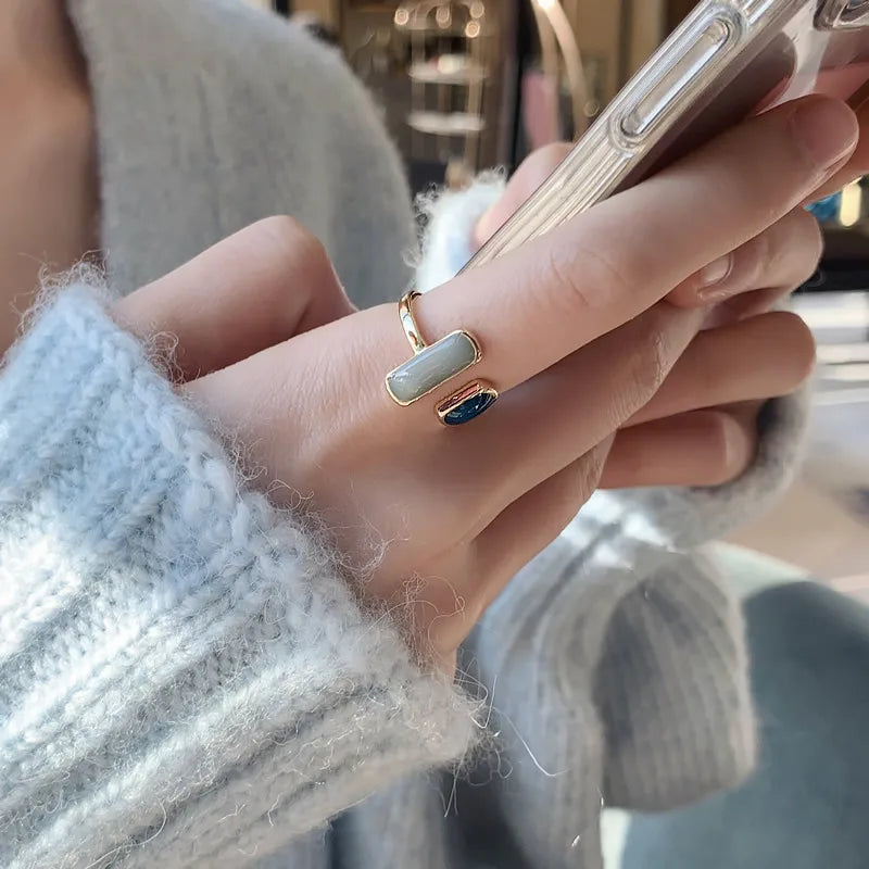 The Forme Collection – Geometric Gold Rings