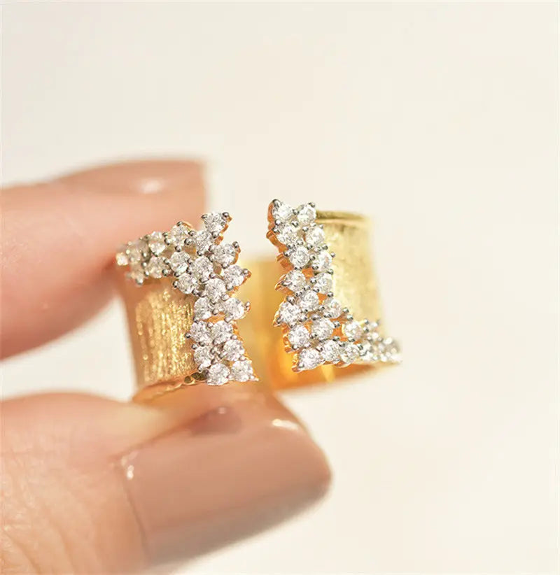 The Forme Collection – Geometric Gold Rings