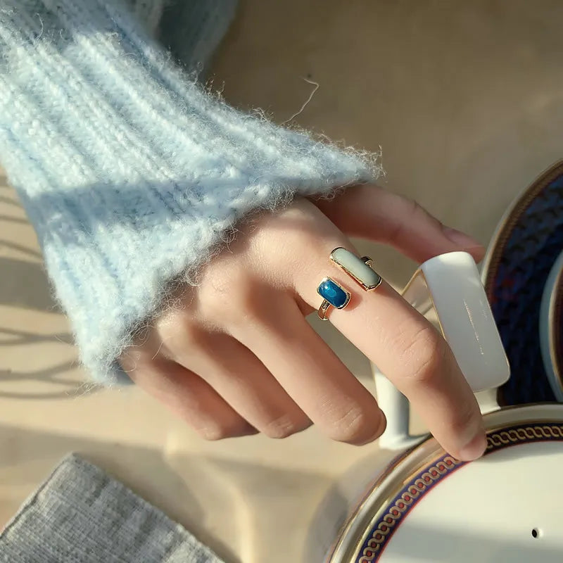 The Forme Collection – Geometric Gold Rings