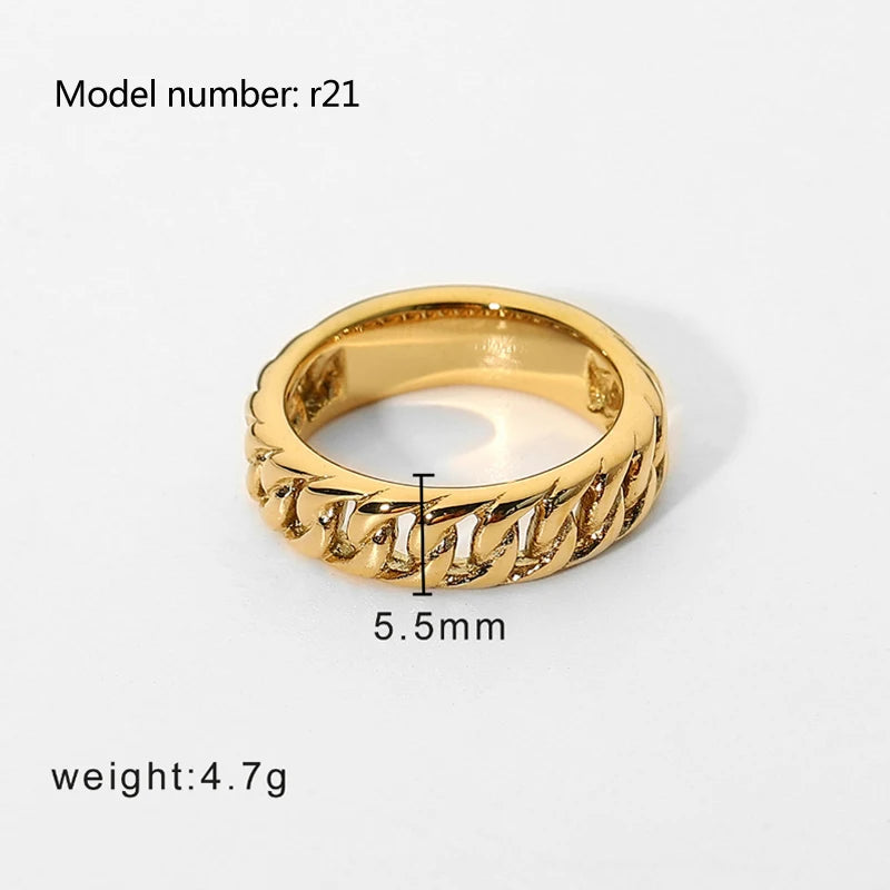 Serpent Gold Series – Textured Ring Variants