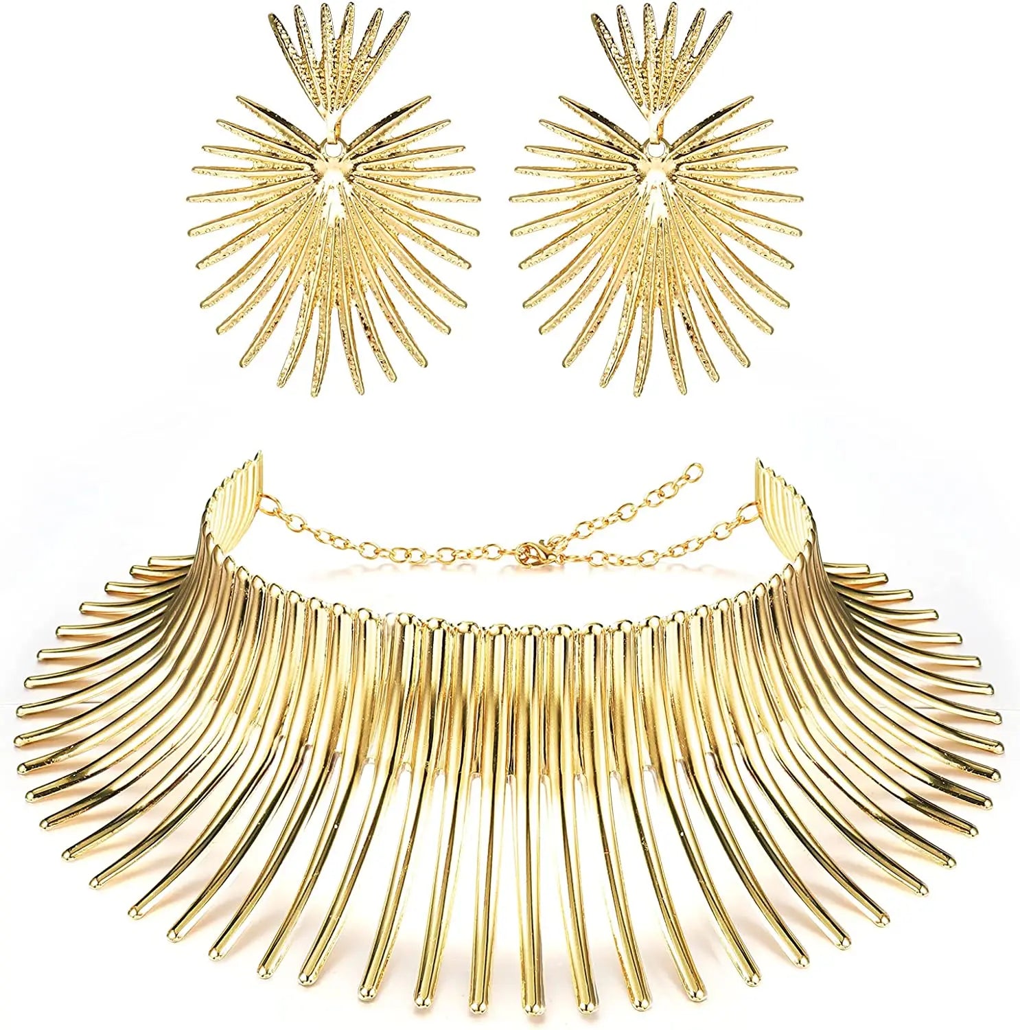 The Solstice Set – Statement Necklace & Earrings