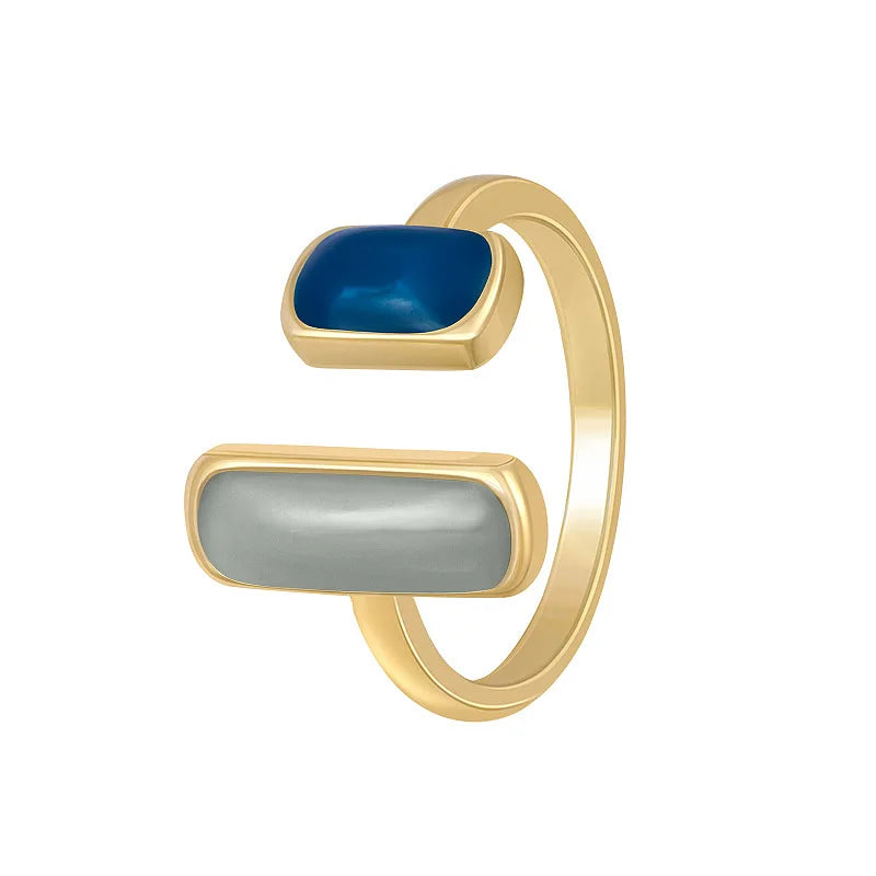 The Forme Collection – Geometric Gold Rings