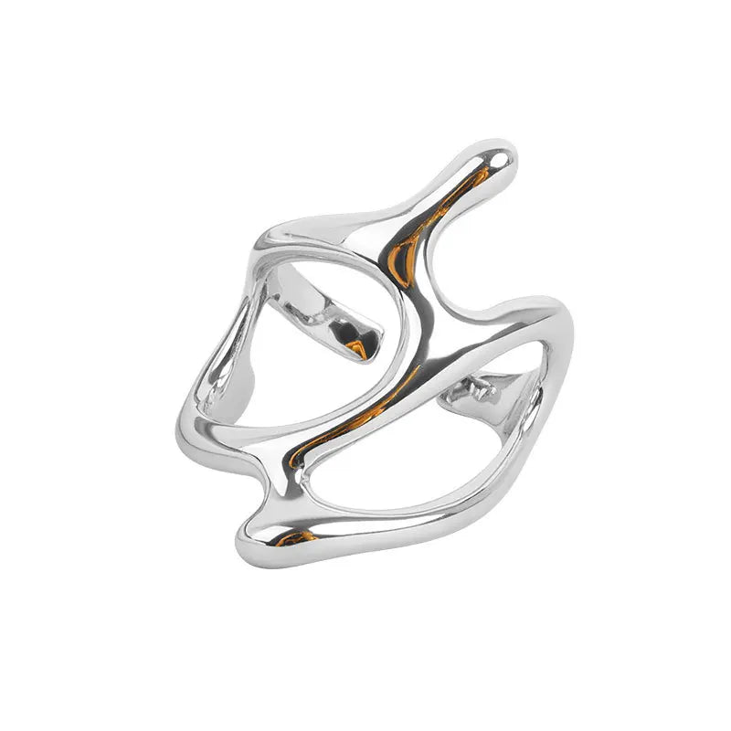 The Forme Collection – Geometric Gold Rings