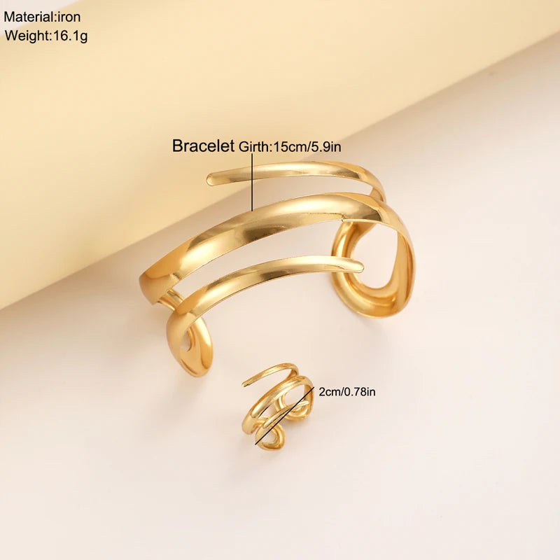 The Flux Set – Cuff & Ring Duo